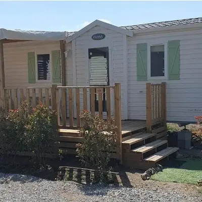 MH135 camping NOVELA - location entre particuliers- Mobil home 5pl climatisé -