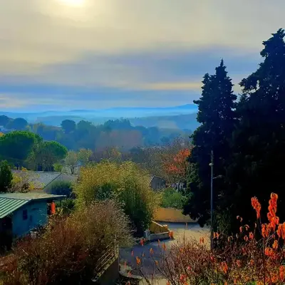 Rue Basse - village house overlooking the Pyrenees
