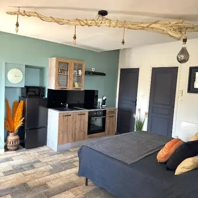 Studio confortable et calme au millieu des vignes