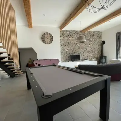 Piscine privée sans vis à vis / Calme / Babyfoot
