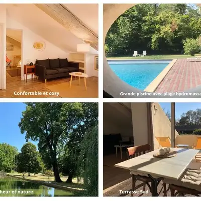 Terrasse avec vue Domaine Viticole