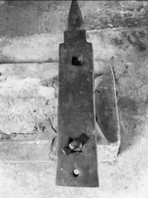 a metal object on the side of a wall at The Forge Esperaza in Espéraza