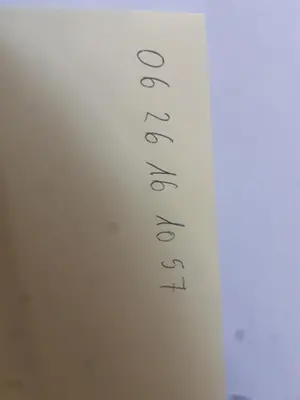 a white paper with the word hope written on it at Maison chaleureuse près de lagrasse corbières in Saint-Pierre-des-Champs