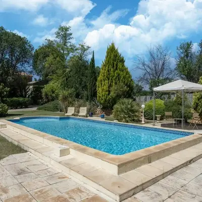 Spacious holiday home with private pool and park