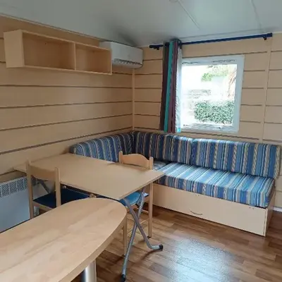 MOBIL HOME LUCKY climatisé camping PORT LA NOUVELLE