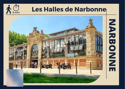 a building with motorcycles parked in front of it at L’Albizia- Centre -TV WIFI-Cozy in Narbonne