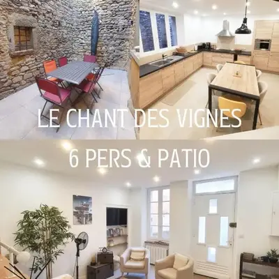 Le chant des vignes - Maison pour 6 avec patio