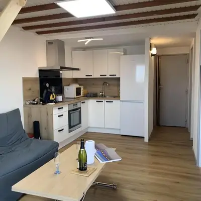 Gruissan - T2 Mezzanine Climatisé Proche Plage - 5/6 Pers - Parking Privé - Tout Équipé - FR-1-796-23