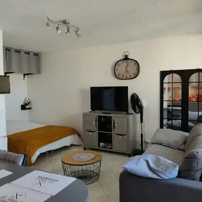 Studio spacieux à Gruissan - Parking - Vue port - Proche plage - FR-1-796-29