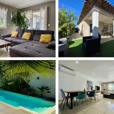 Villa des Perdrix - Piscine et Clim - 120m2