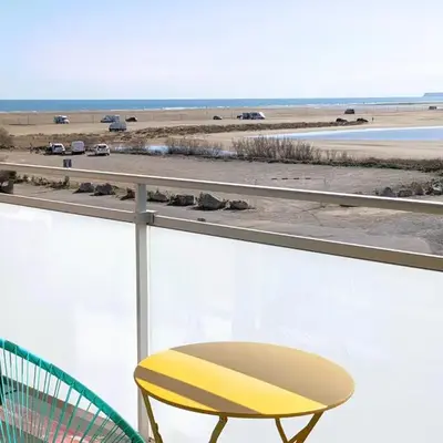 Bel appartement T2 climatisé avec piscine et parking à 250m de la plage - FR-1-797-9