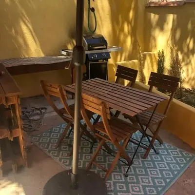 Grand T2 climatisé avec jardin et spa