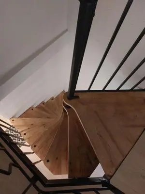 a close up of a wooden ceiling in a room at Appartement proche des Halles in Narbonne