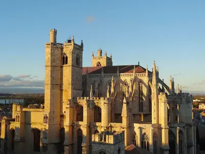 an old building with a tower on top of it at Château de la Motte - Entre Narbonne et le Canal du Midi in Marcorignan