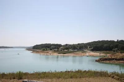 a view of the allegheny river from a bluff at Chez Didier 1 in Saint-Michel-de-Lanès