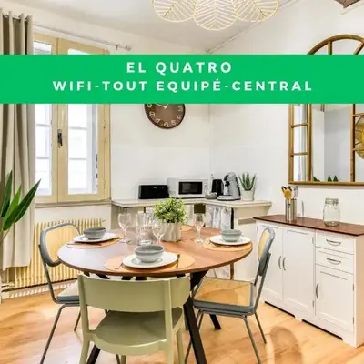 El Quatro - Wifi - Central - tout équipé