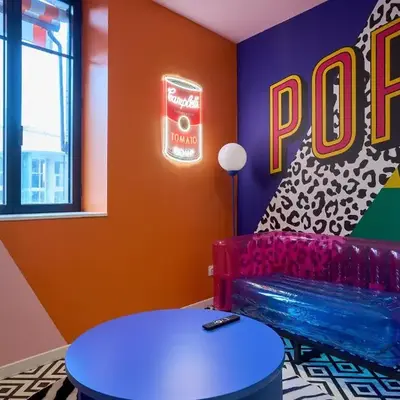 La Villa Orange - POP'ART - proche cité médiévale et centre ville à pied