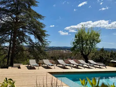 a view from the balcony of a house at Chambre avec vue in Carcassonne
