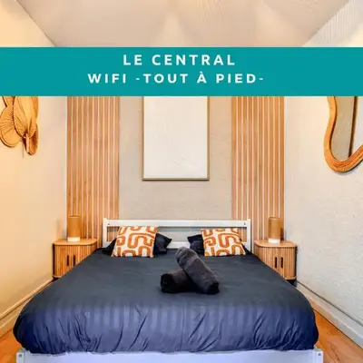 Le Central - tout à pied - wifi