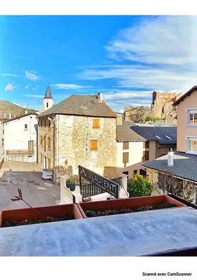 a view from the roof of a building at Maison QUÉRIGUT in Quérigut