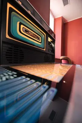 a laptop computer sitting on top of a desk at Le Château de La Seigne près de Carcassonne in Villemoustaussou