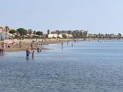 a group of boats docked in a harbor at Appartement T2 Confortable, 4/5 Pers, Plage Grazel, Parking Privé - FR-1-796-86 in Gruissan