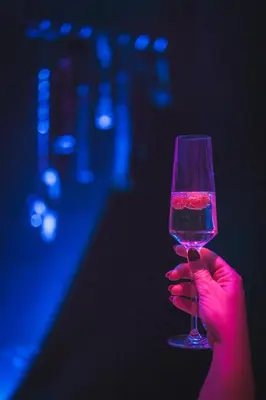 a person holding a wine glass in their hand at La Villa Lova - Loveroom avec spa privatif à Pamiers in Pamiers