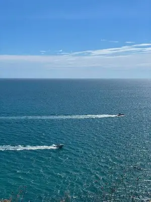 two planes in the water in the ocean at Entre Mer et Vigne Caves in Caves
