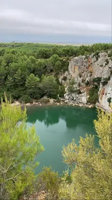 a large pool of blue water in a river at Maison de ville Centre de Narbonne 3 moulins in Narbonne