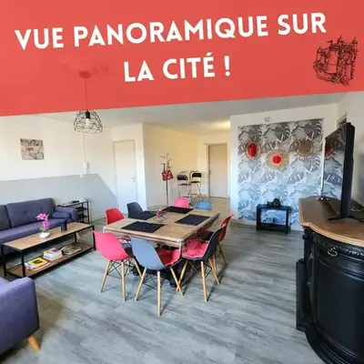 Grand appartement vue sur la Cité !