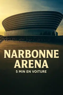 a sign in front of a building with the name marbourne arena at Studio Cinéma privé Centre ville & King size in Narbonne