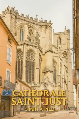 a large church with a sign in front of it at Studio Cinéma privé Centre ville & King size in Narbonne