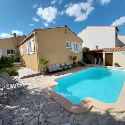 Maison calme avec piscine