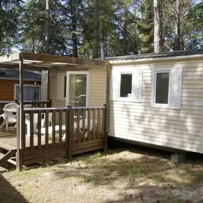 Mobil-home confortable avec terrasse pour 4 personnes à Sournia - API-1-52-622