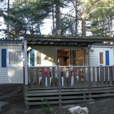 Mobil home confortable avec terrasse à Sournia - API-1-52-319