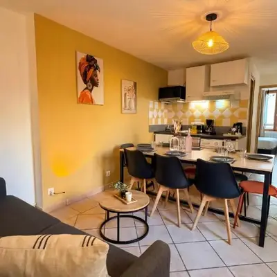 Bel Appartement Climatisé avec Terrasse au centre-ville de Narbonne