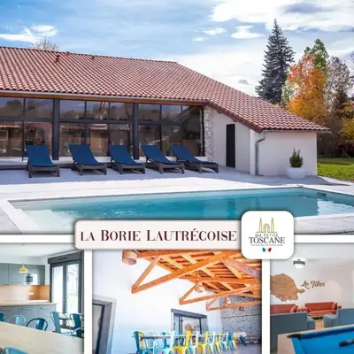 La Borie Lautrecoise - 26 pers - Piscine chauffée & Clim