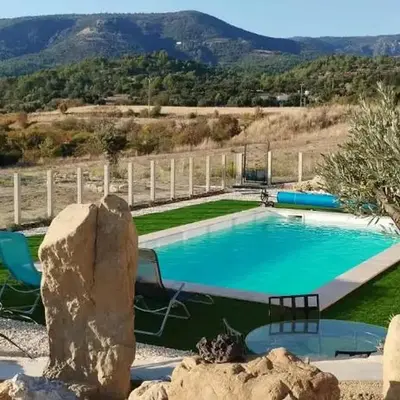 Villa with private pool and panoramic view