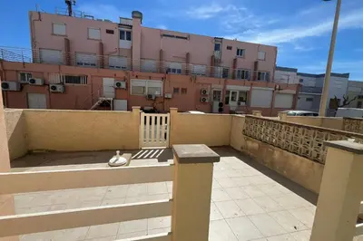 a view from the balcony of a building at Nice Apt close to the beaches of Port-la-Nouvelle in Port-la-Nouvelle