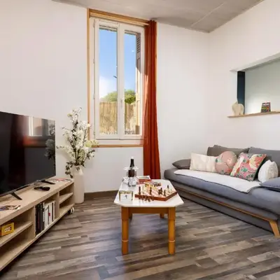 Kavi-T3 Cozy - Medieval City 4 min - Air-Conditioning-Parking