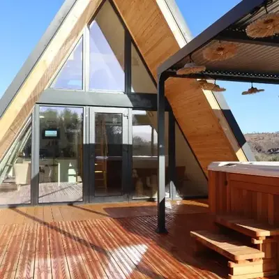 L'Amoré - Cabane en A avec spa privatif