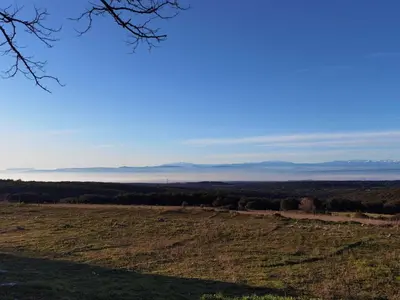 a view from the top of a hill at La calm in Villardonnel
