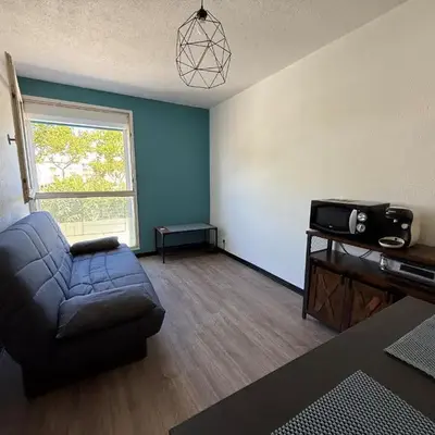 Studio 17 m2 avec piscine et parking - Gruissan