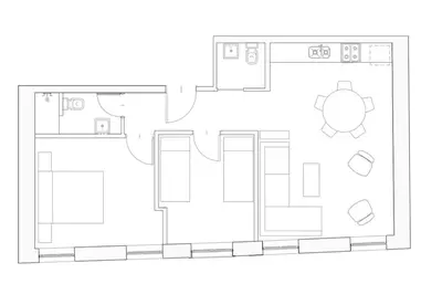 a floor plan of a house at La Maison des Vendangeurs sur Mer in Gruissan