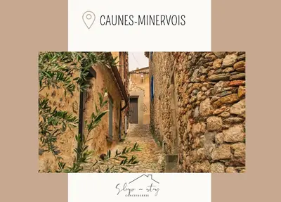 an image of an alley with a stone wall at Apartment Le Jardin in Carcassonne