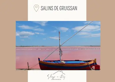 a boat sitting on the beach in the water at Apartment Le Jardin in Carcassonne