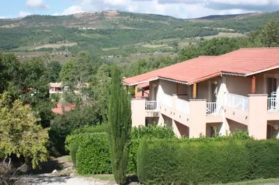 a house with a view of the mountains at FranceComfort - L'Espinet in Quillan