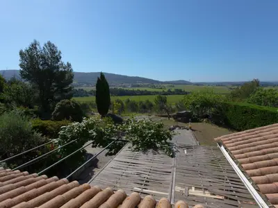 a roof of a house with trees on it at Villa in Beaufort with Pool & Views in Beaufort