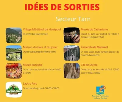 a screenshot of a flyer for a resorts senior team at Studio duplex 2 Lac des Montagnès in Mazamet