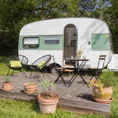 Ma caravane dans les collines